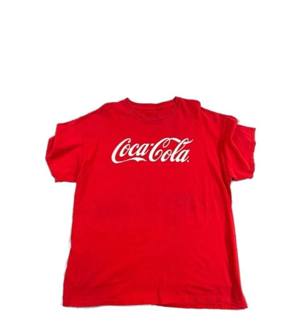 Coca-Cola Classic Logo Red Graphic T-Shirt Size XL